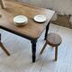 Farm bistro table in oak