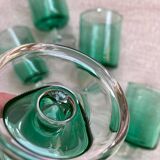Vintage luminarc green stemware