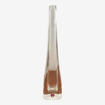 Orrefors glass vase by Nils Landberg 60s