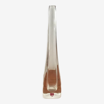 Vase en verre Orrefors par Nils Landberg années 60