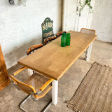 Old workshop table solid oak tray