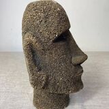 Moai stone statuette