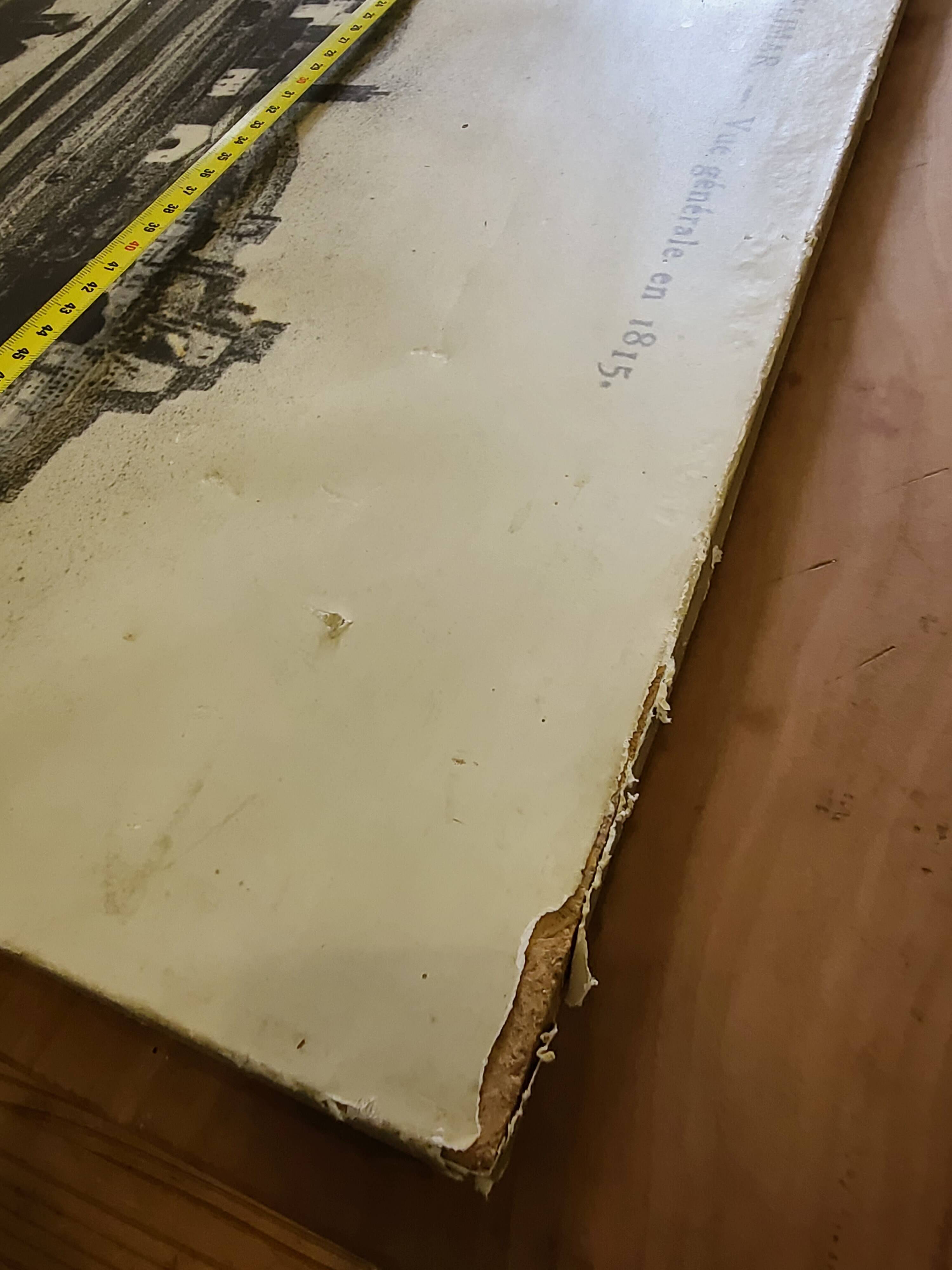 Old View of Montélimar in 1815 - Lib. F. Baume (Large Size)