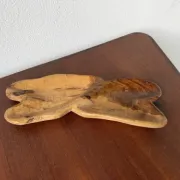 Olive wood dish, 1970s