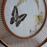 Plat de service papillon
