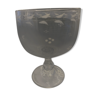 Verre de la fête cérémonie 19ème siècle