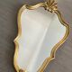 Miroir baroque doré avec sa tablette 54x86cm