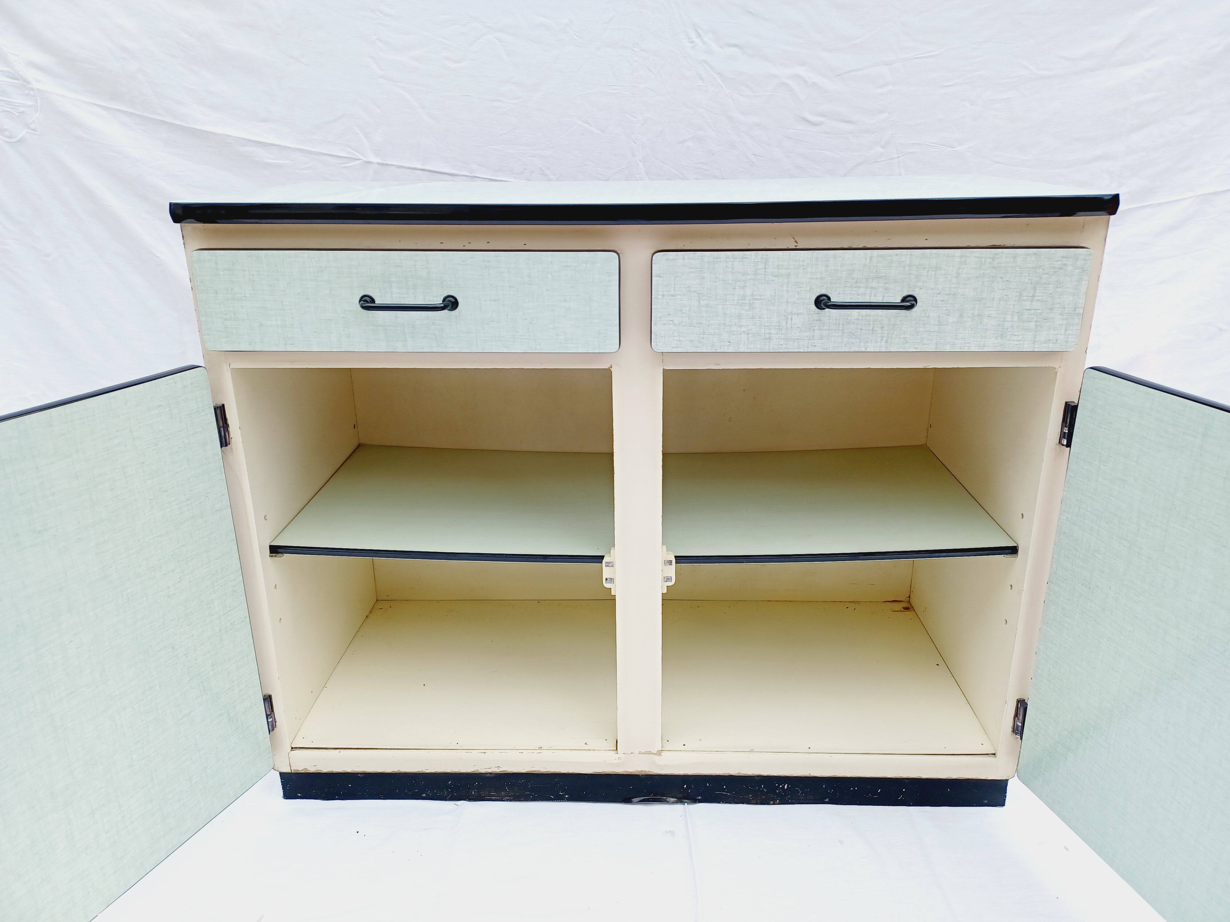 Formica sideboard Water green