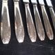 12 + 1 Orbrille knife silver metal art deco period