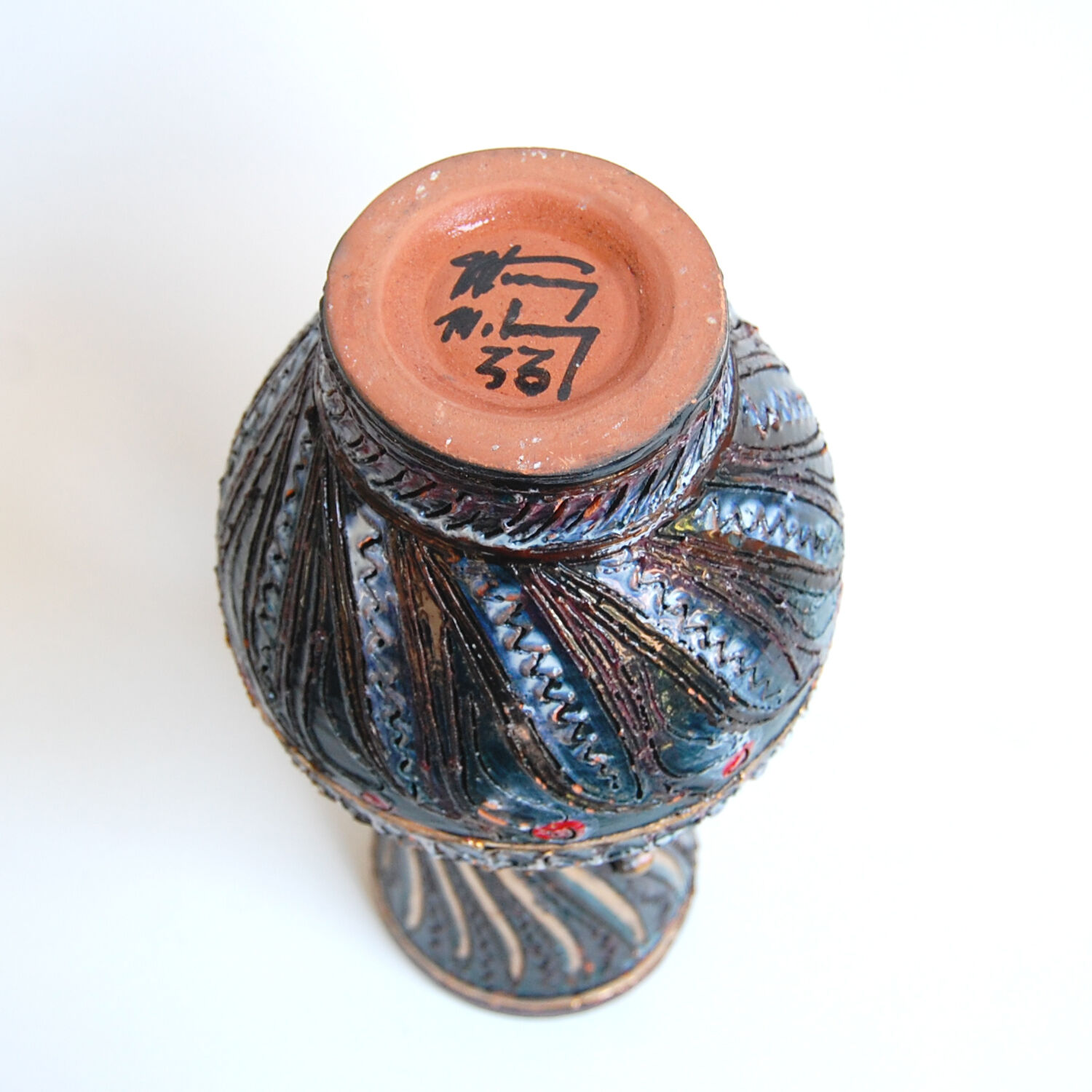 Ceramic vase - Maidy of Nimy - Belgium - 1950s