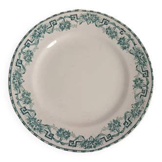 Plat/assiette plate en porcelaine