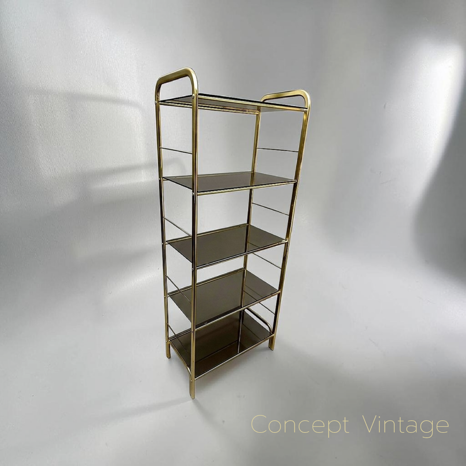 Étagère italienne style Hollywood Regency - Circa 1970