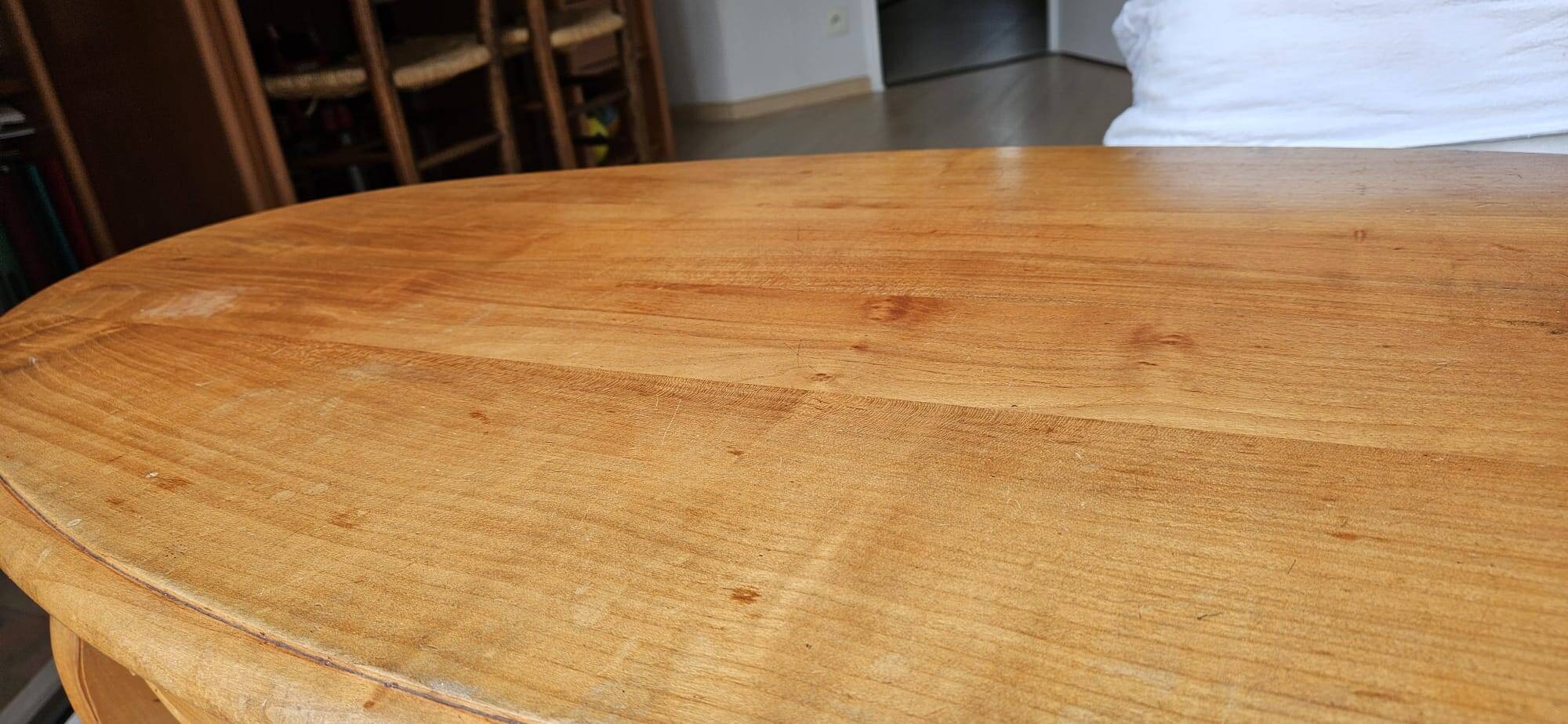 Solid cherry coffee table