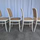 Set of 4 Thonet Style 811 Cane Chair: Josef Hoffman Mid-Century Modern Furn