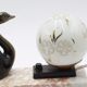 Lampe art deco cygne