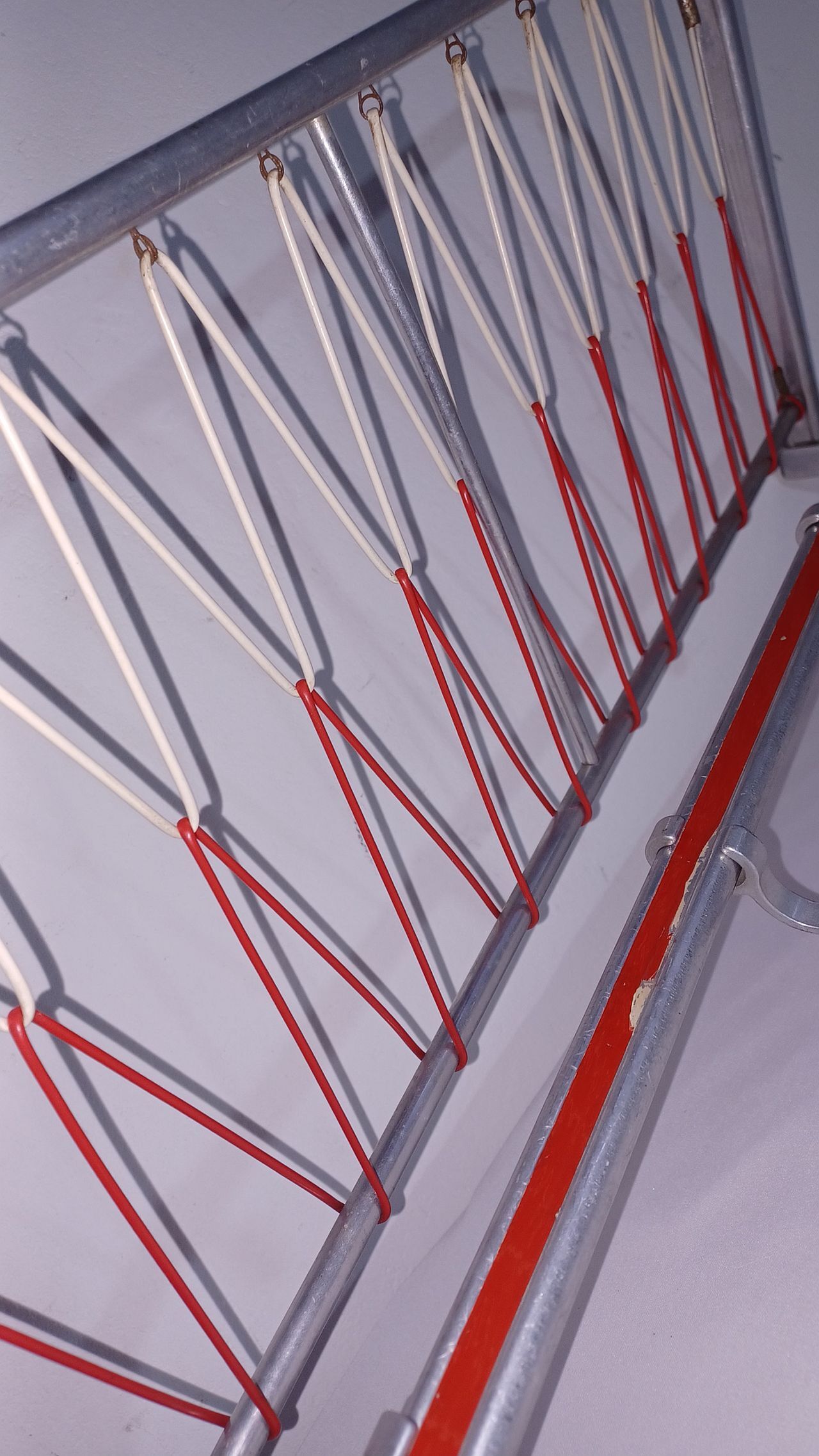 Wall coat rack aluminum 1970