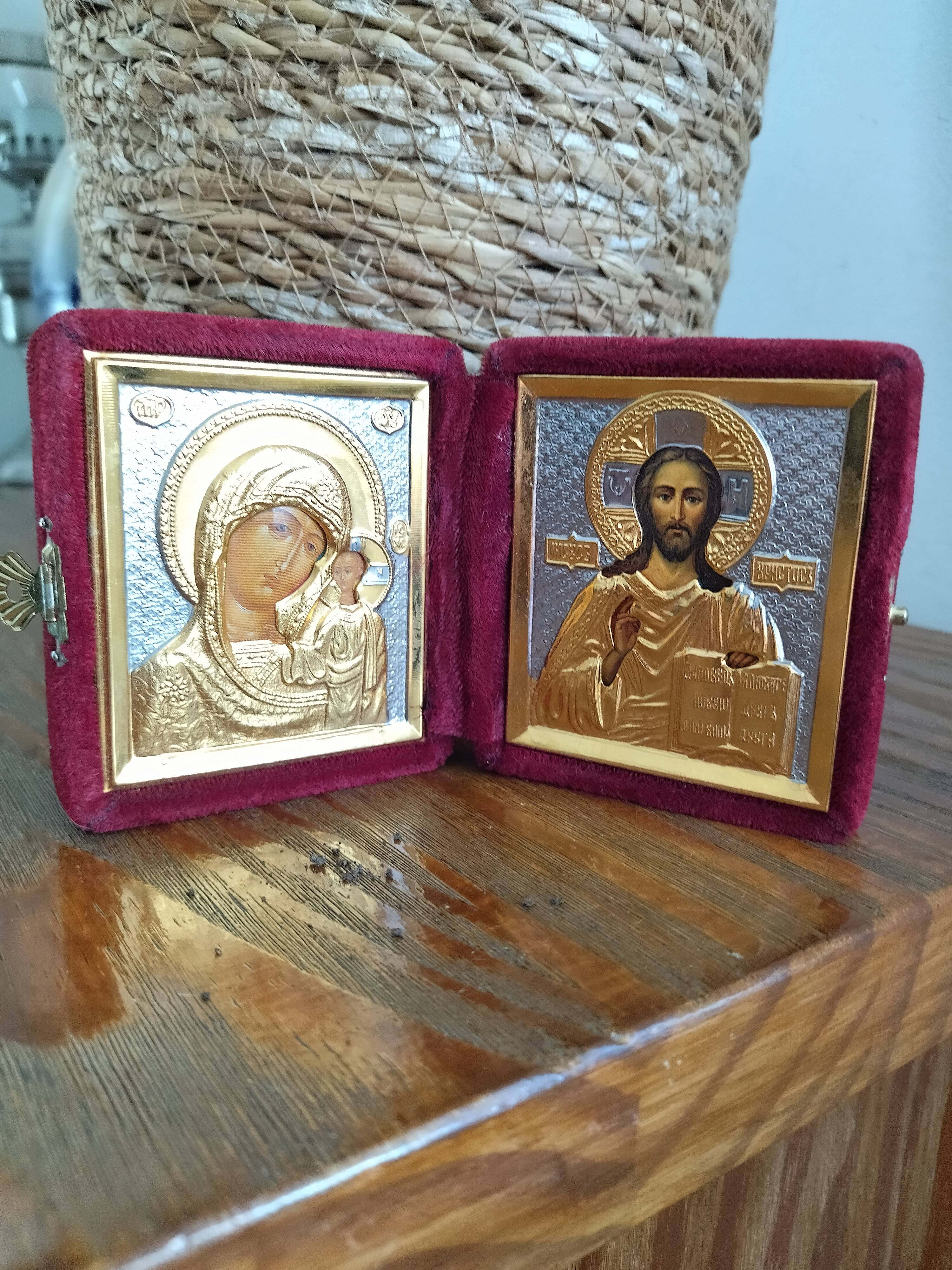 Prestigious Orthodox Icons – Gold & Silver Plating – Kazan and Vla
