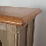 Oak showcase, Danish design, 1960s, production: Denmark