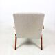 Vintage armchair B-310 VAR white structural boucle 1970s
