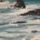 Signed marine oil painting