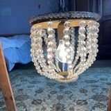 Ceiling chandelier with tassels