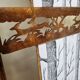 Old restyled metal screen, 3 shutters, 170 cm