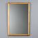 Vintage mirror with bamboo frame, Italian design, 1980s.