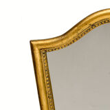 Mirror frame gilded gendarme hat bead row H 37.5 cm