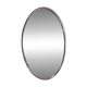 Oval mirror in chrome metal, 1970
