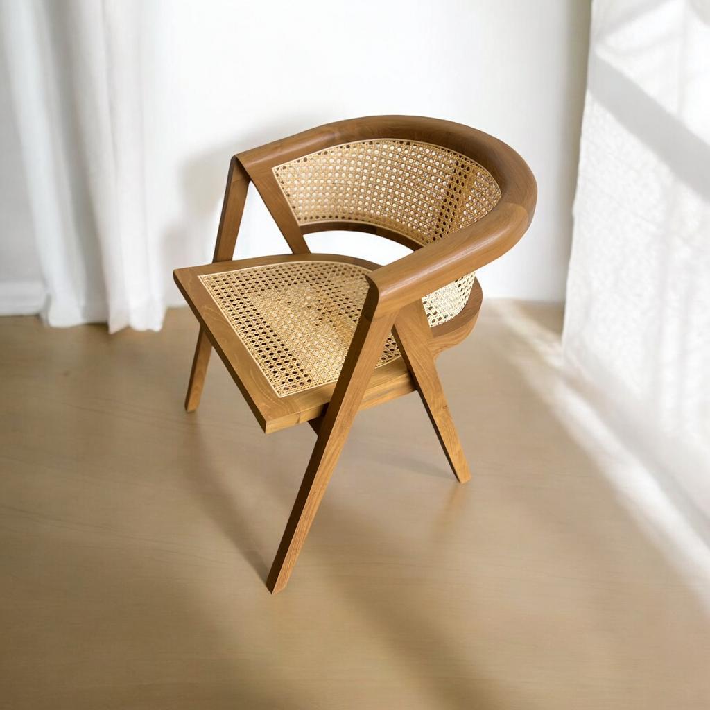 Dining chair 'Curved Wabisabi' (multiple pieces in stock!)
