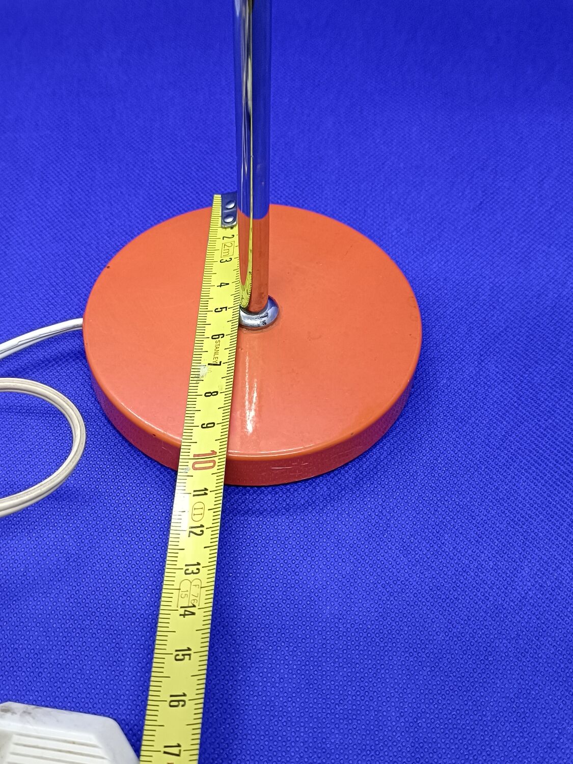 Lamp 60/70 orange, chrome