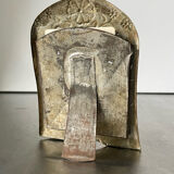 Picture frame in brass art nouveau