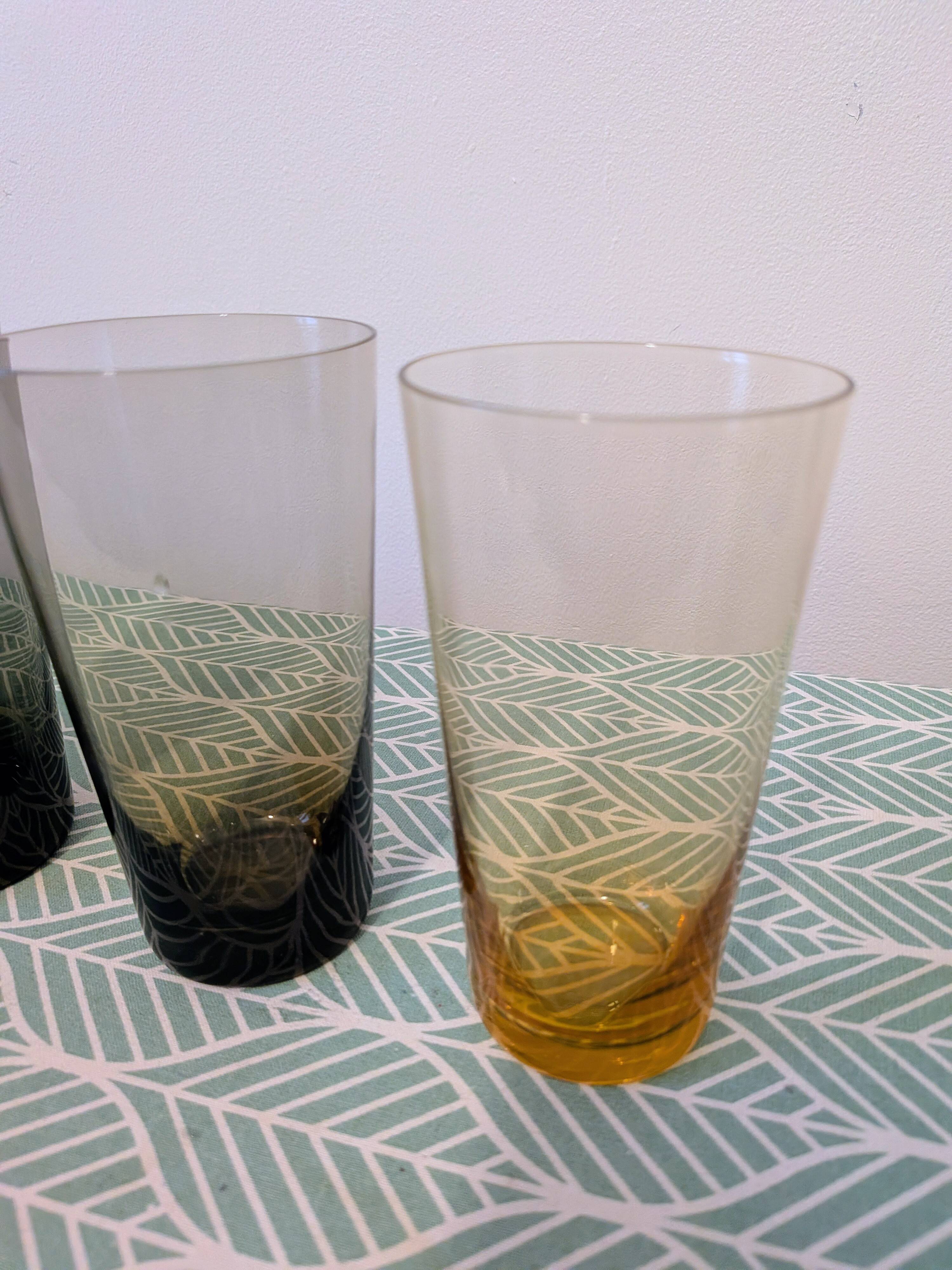 Glasses in smoked glass