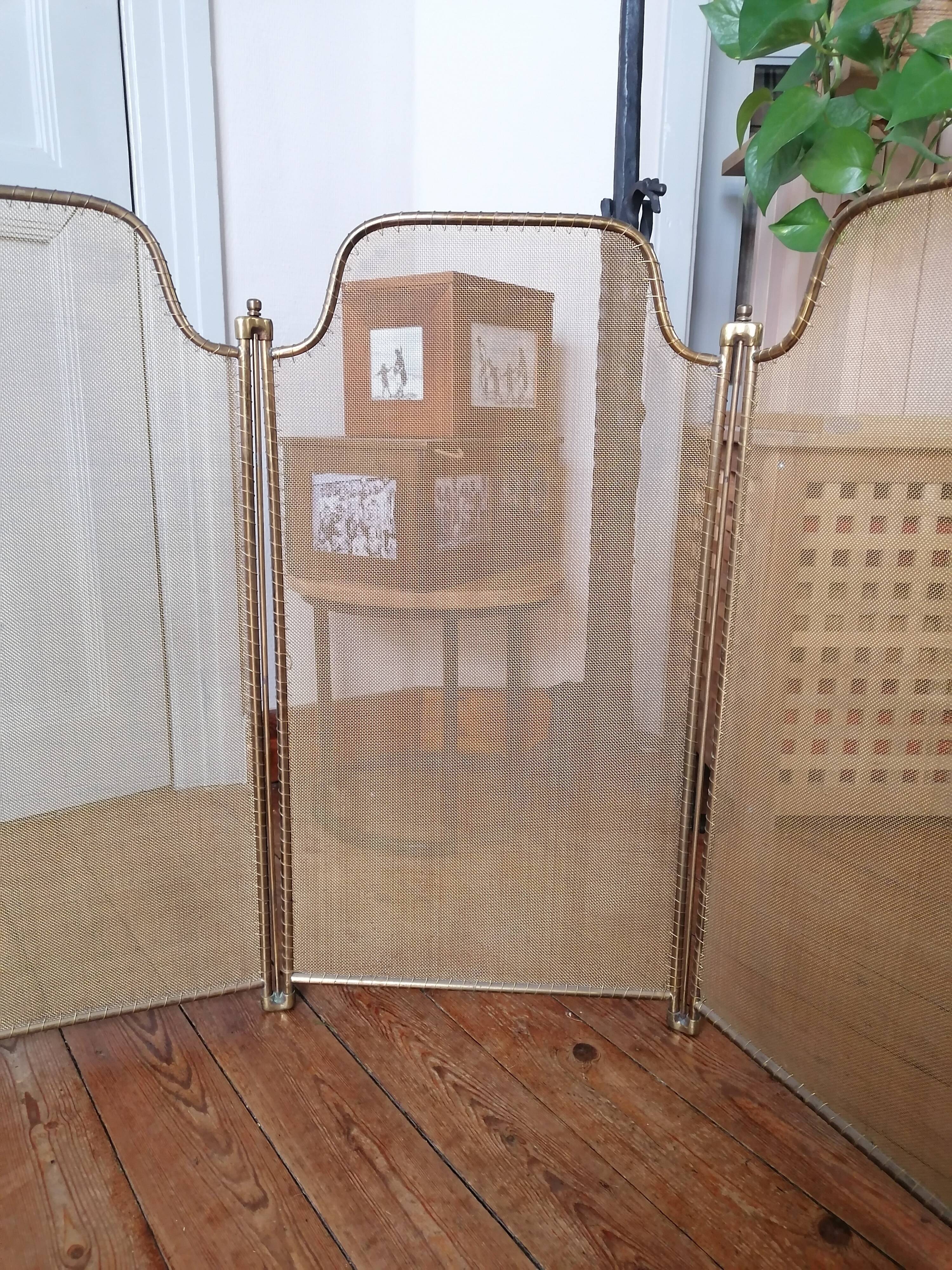 Fire screen 65 x 140 cm