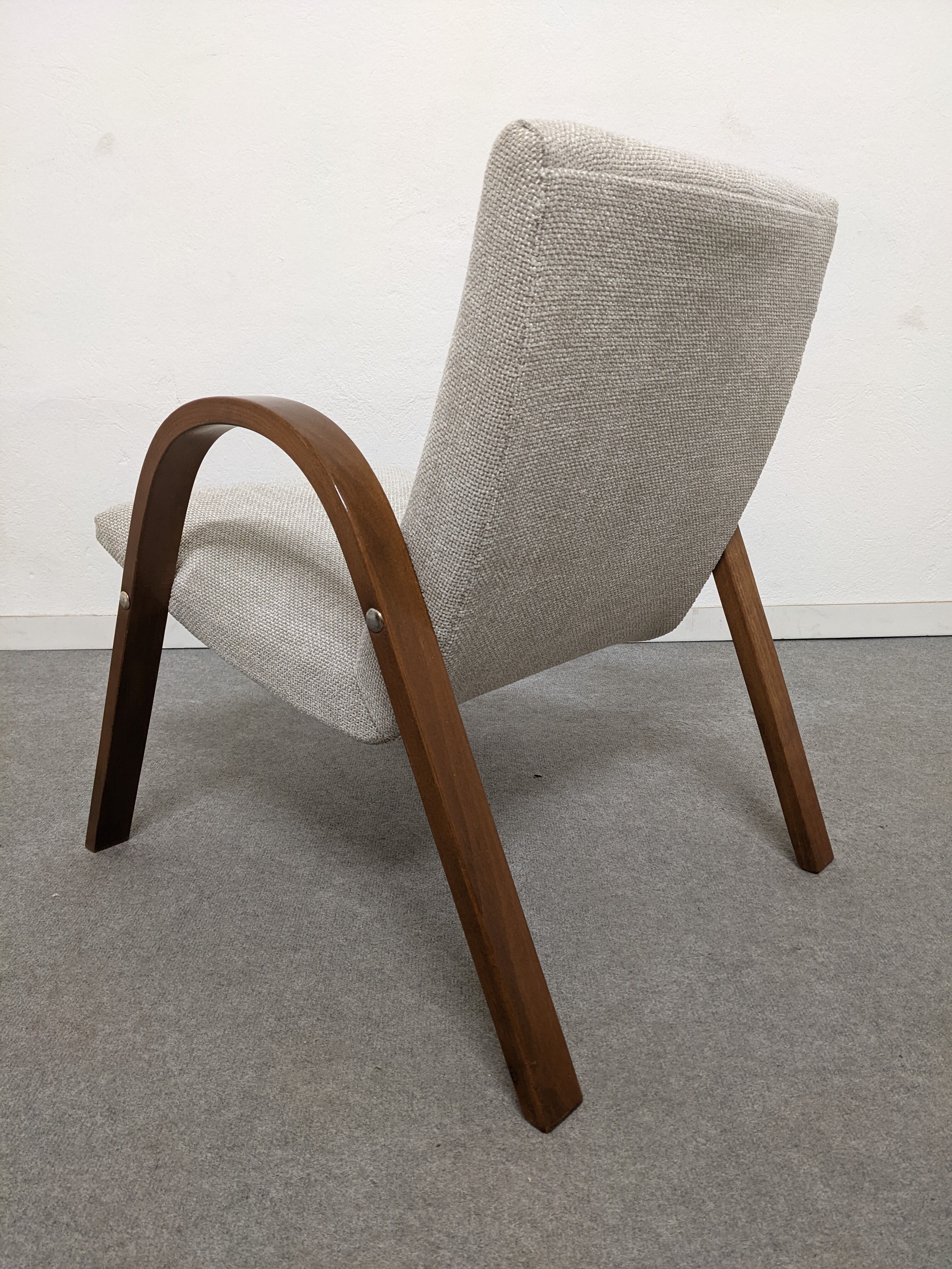 Pair of Bow Wood armchairs from the 50s/60s by Steiner