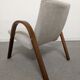 Pair of Bow Wood armchairs from the 50s/60s by Steiner