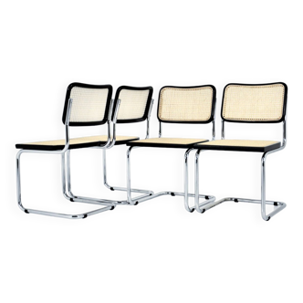 Ensemble de 4 chaises de salle à manger Style B32 par Marcel Breuer