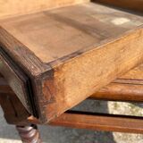 Oak desk with 2 drawers, 97 x 58 cm