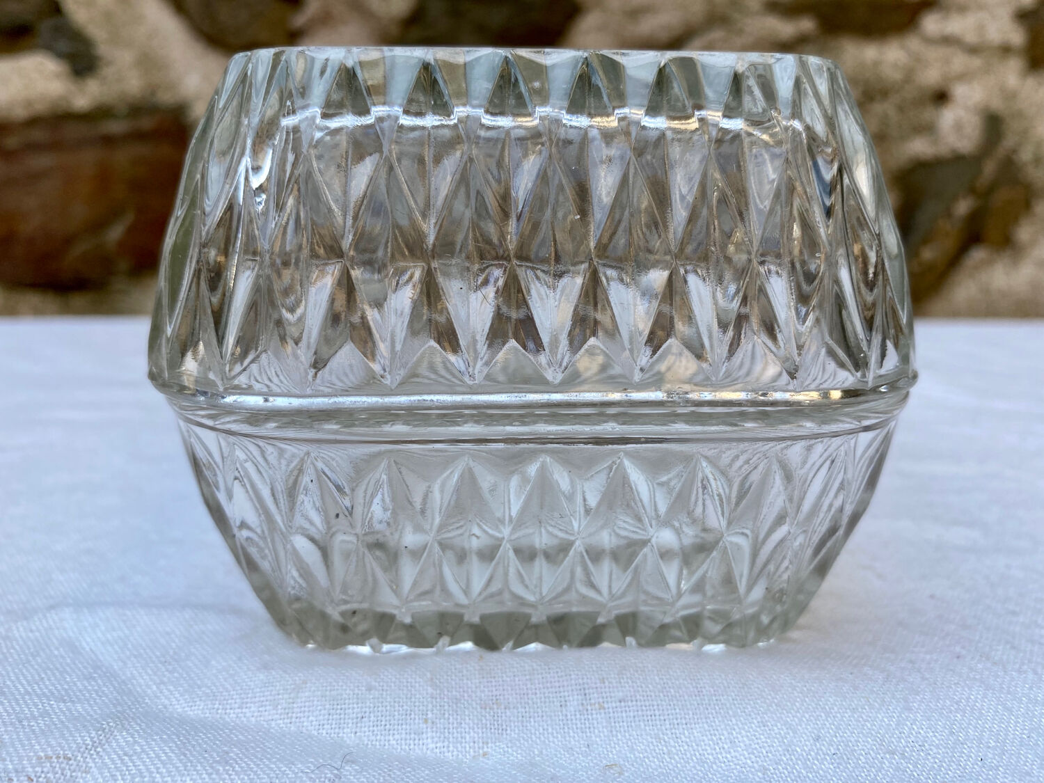 Beurrier en verre Duralex