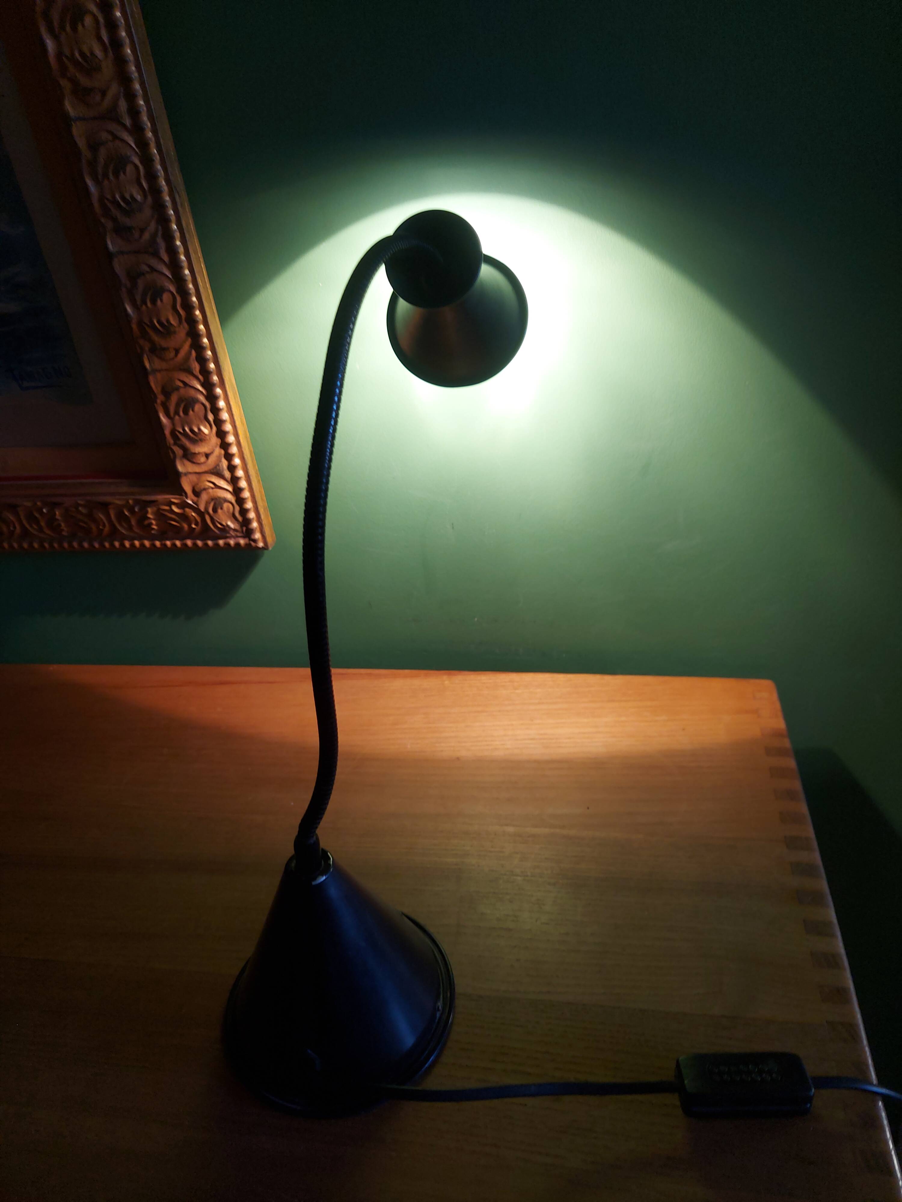 Vintage 80'S lamp with diabolo lampshade, made in Italy