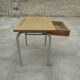 Bureau d’écolier et sa chaise assortie, année 70