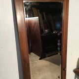 Bevelled mirror oak frame