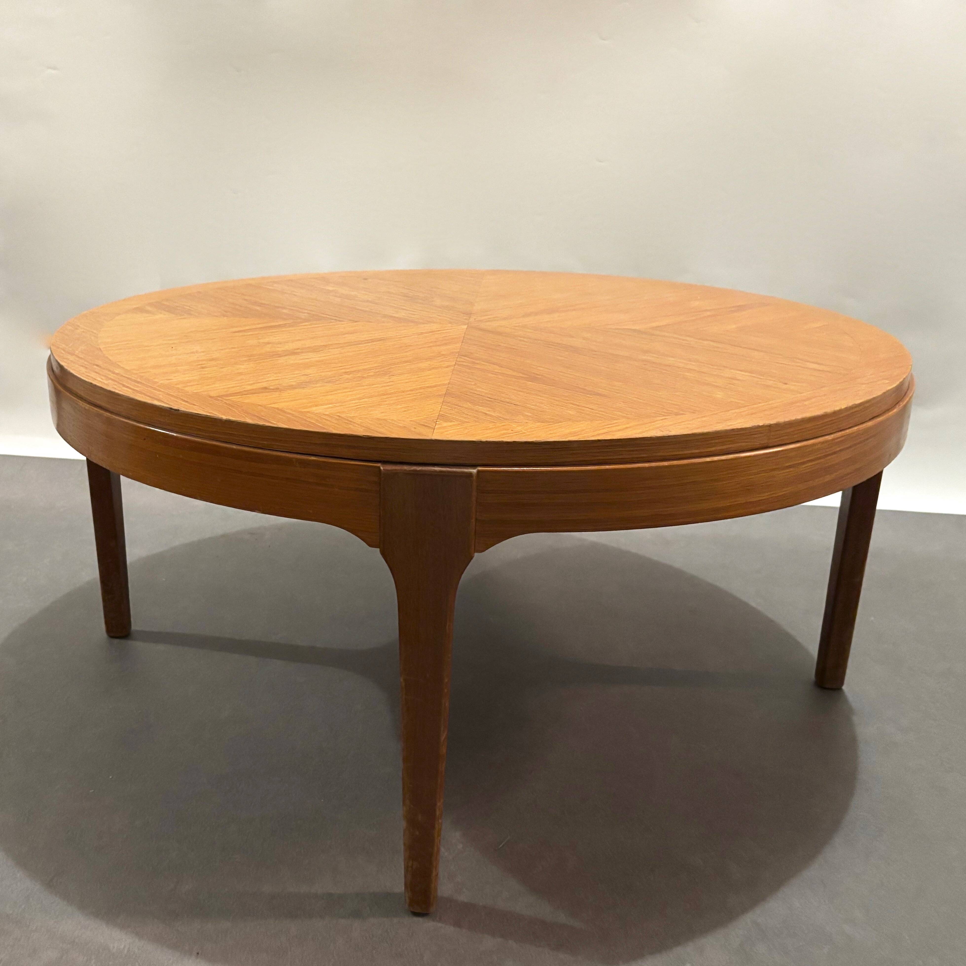 60s round coffee table