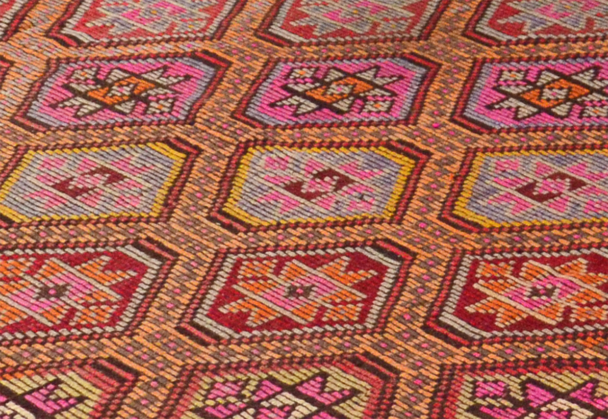 Anatolian handmade kilim rug 284 cm x 173 cm