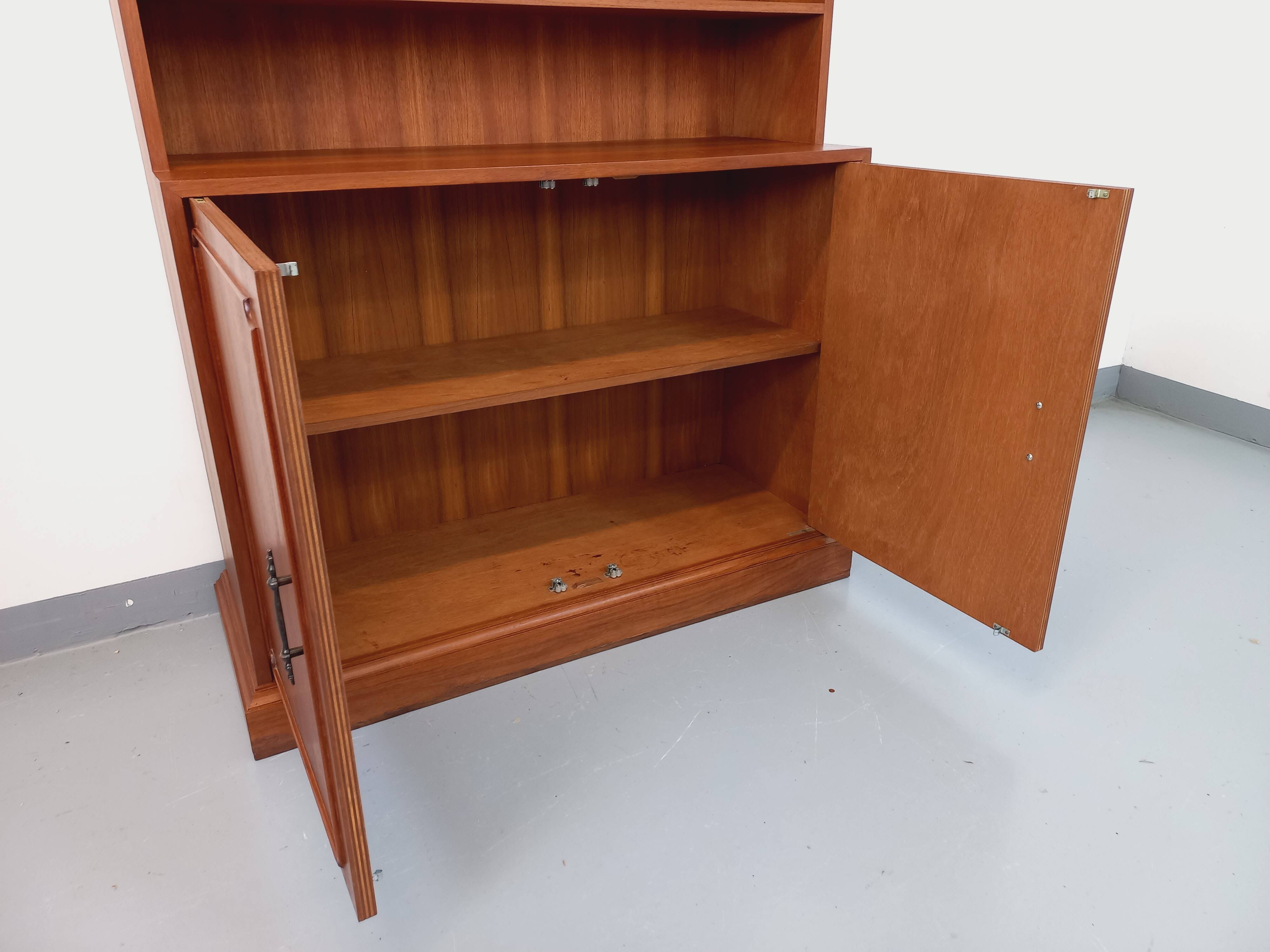 Vintage teak storage bookcase from the 60s