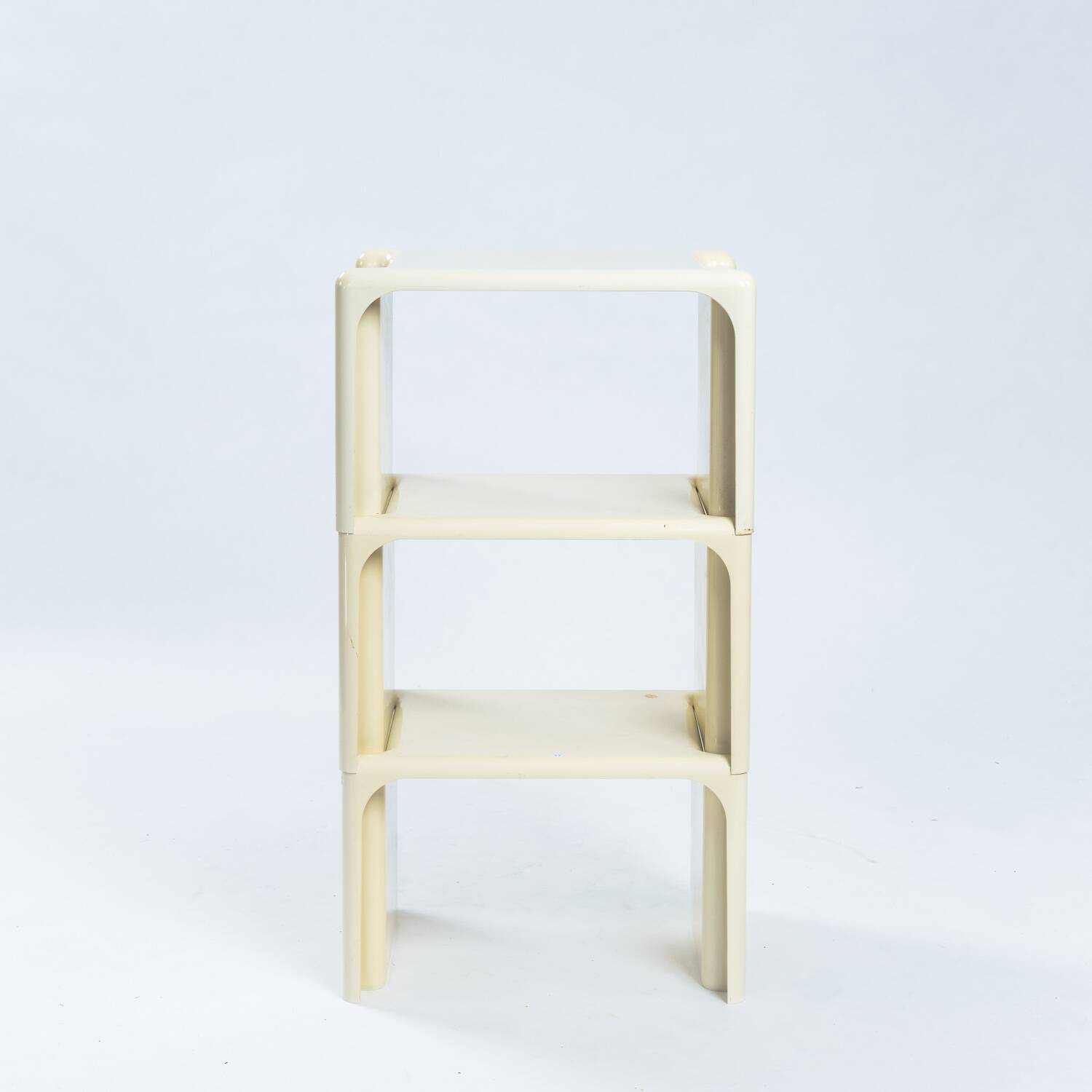 Table d'appoint empilable Scagno de Giotto Stoppino Elco Scorze, années 1970, lot de 3