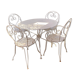Wrought iron garden set 1960s