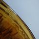 Set of 6 pressed glass dessert plates with sunflower motif Vereco