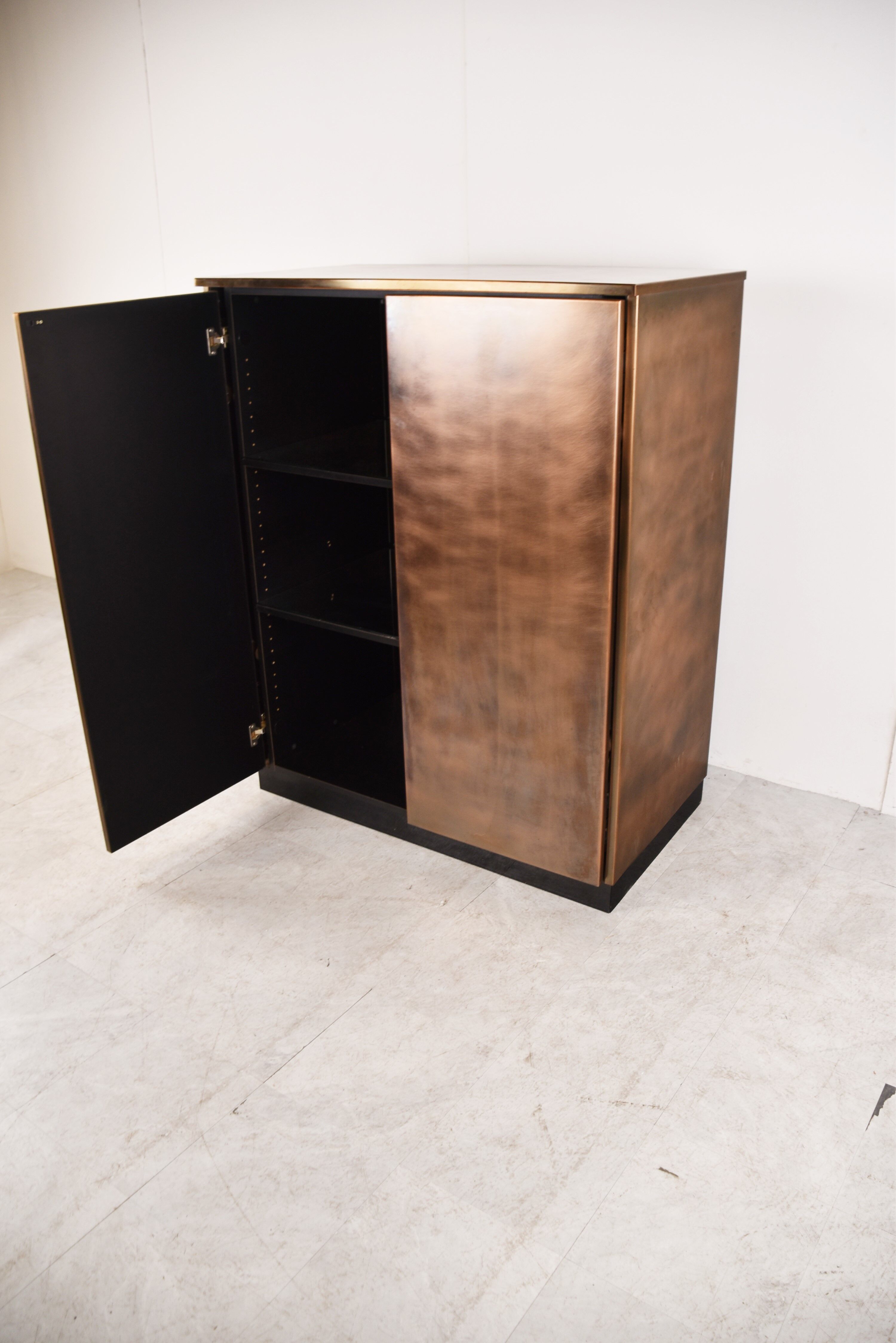 Vintage  belgochrom bar cabinet, 1980s