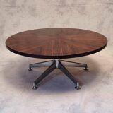Coffee Table By Ico Parisi For Mim Roma - Rosewood - Ca 1960